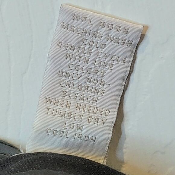 VTG Charter Club Pencil Skirt Sz 10 Skinny Belt Black Zip Slit Career Retro NEW - Picture 13 of 13